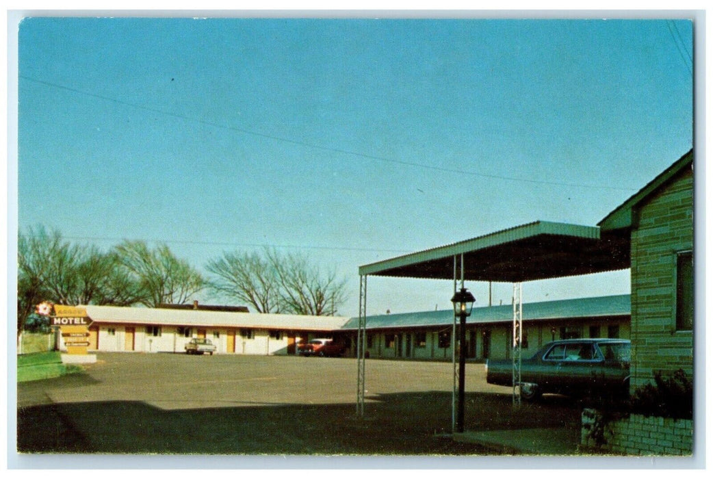 c1960's Arrow Motel Cars Roadside Guthrie Oklahoma OK Unposted Vintage Postcard