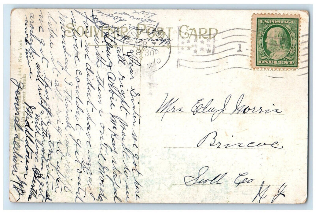 1910 Exterior View Orange County Golf Club House Middletown New York NY Postcard