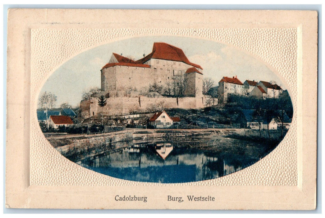 1918 Cadolzburg Castle West Side Cadolzburg Germany Vintage Posted Postcard