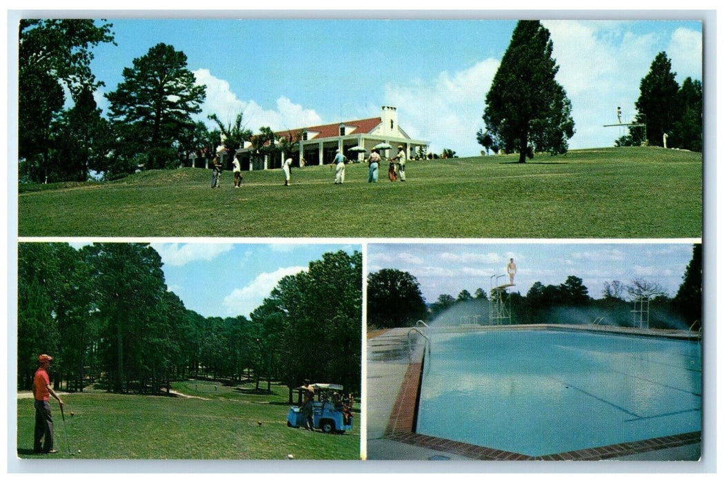 c1950's Country Club Hot Springs National Park Arkansas AR Multiview Postcard