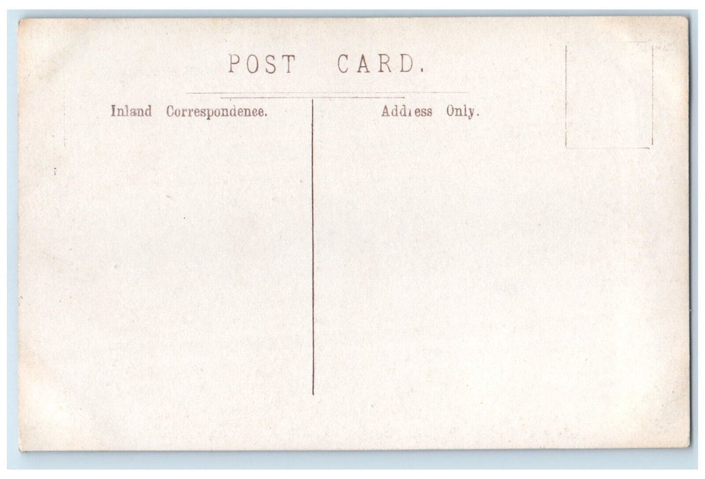 c1905 Easter Wishes Little Boy Hand Drawn Art Paint Unposted Antique Postcard