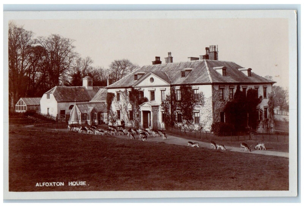 Alfoxton House Deer Somerset England United Kingdom UK RPPC Photo Postcard
