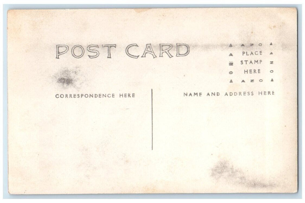 c1910's High School Building View Shattuck Oklahoma OK RPPC Photo Postcard