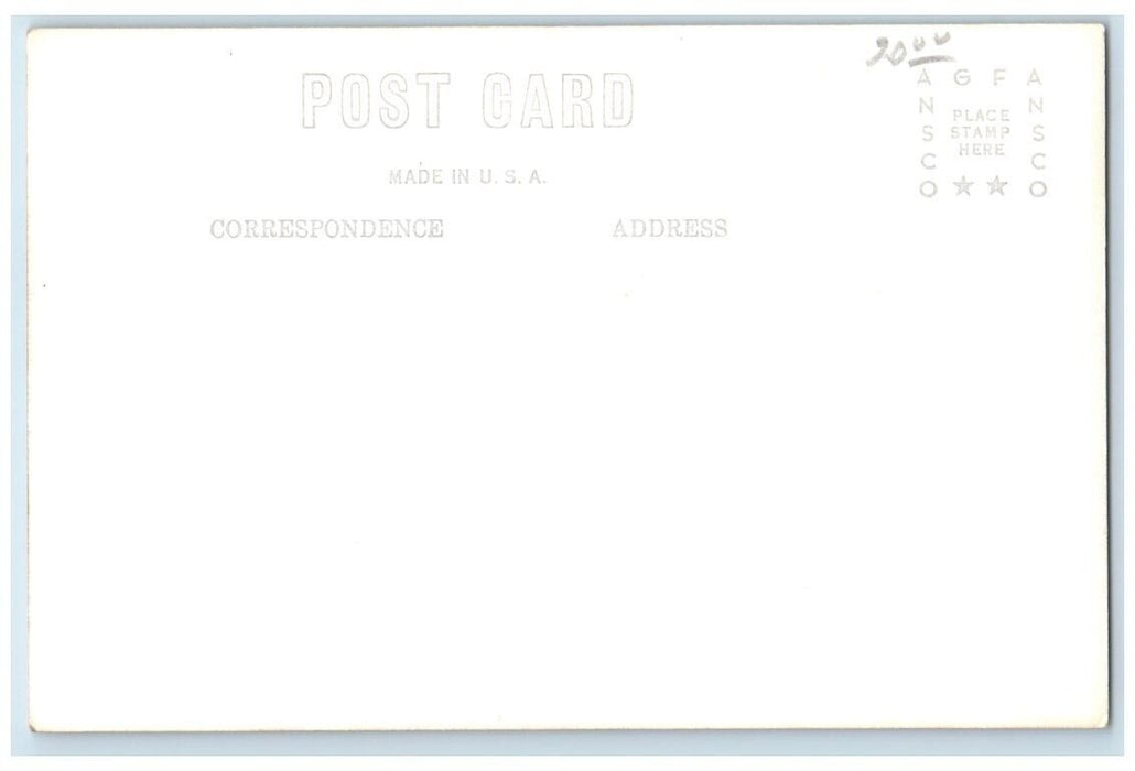 1937 Placer Mining Miner Mine Hose At Idaho City ID RPPC Photo Unposted Postcard