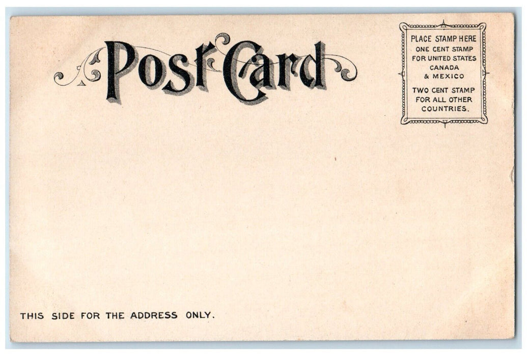 c1906 Steamer Cruise Ship Lake Portland Harbor Oregon Antique Unposted Postcard