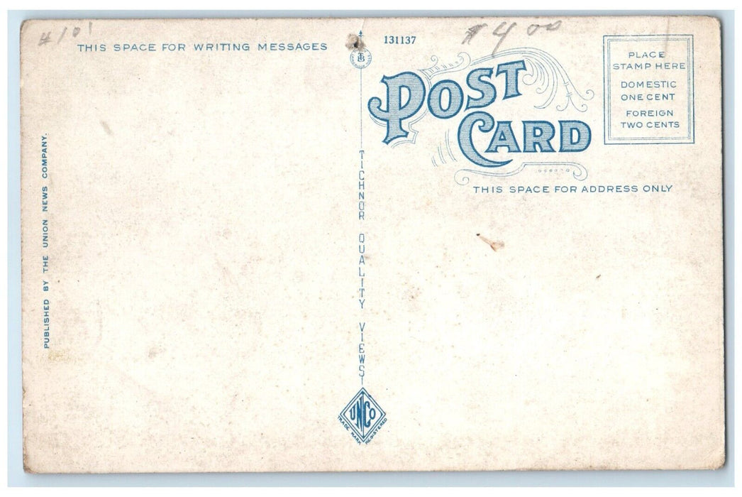 c1930 BO Railroad Station Exterior Building Pittsburgh Pennsylvania PA Postcard