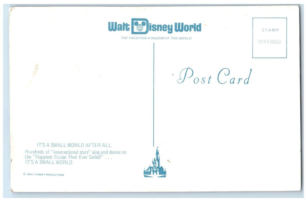 c1960 Its A Small World After All International Stars Cruise Florida FL Postcard