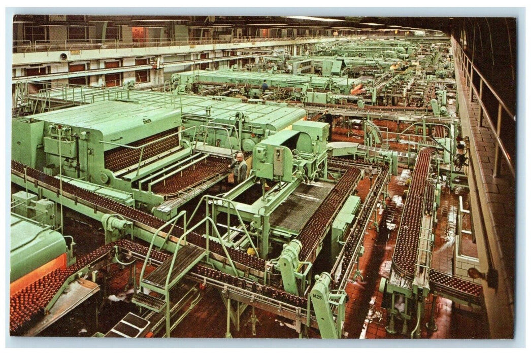 c1960 Stroh Brewery Co. Packaging Center Bohemian Beer Detroit Michigan Postcard