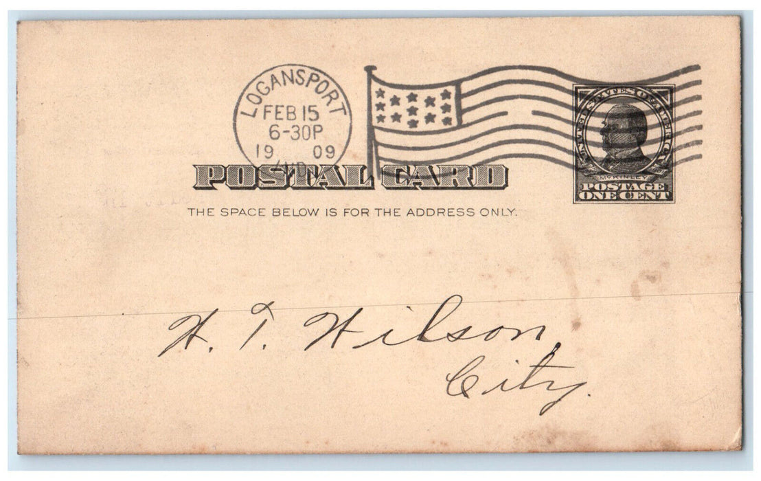 1909 The Regular Director's Meeting Logansport Indiana IN Posted Postcard