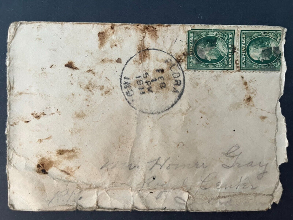 Mr. Gray Flora Indiana To Royal Center Box 110 Young America Coil 1 Cent Cover
