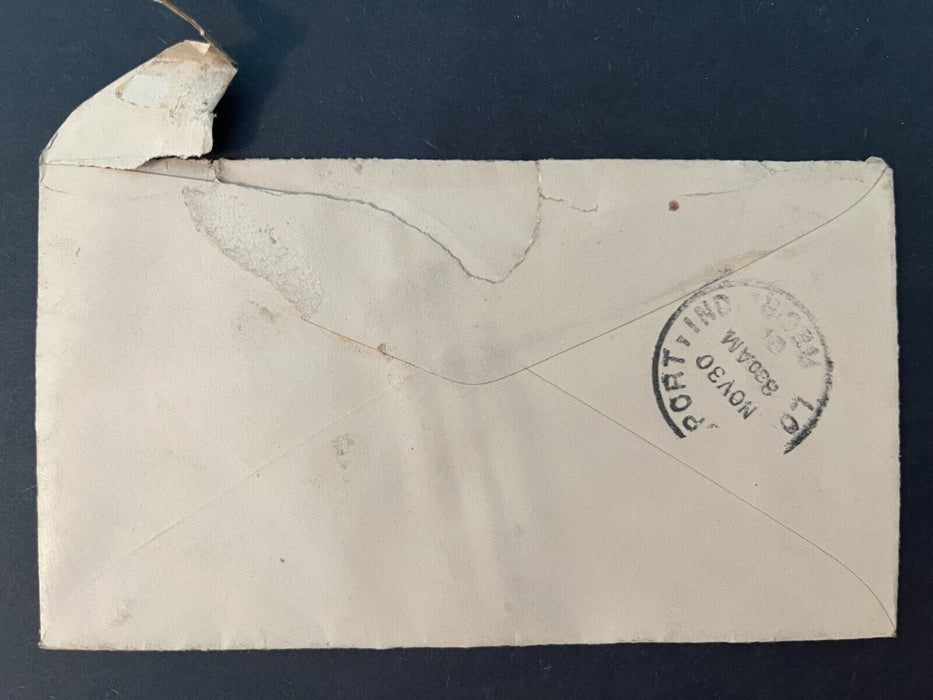 1901 Attorney Wilson Kewanna Indiana Logansport Duplex Cancel 2 Cents Cover