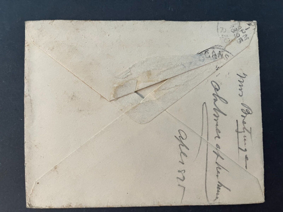 1895 Mr. Wilson Monticello Indiana Logansport Duplex Cancel 2 Cent Cover