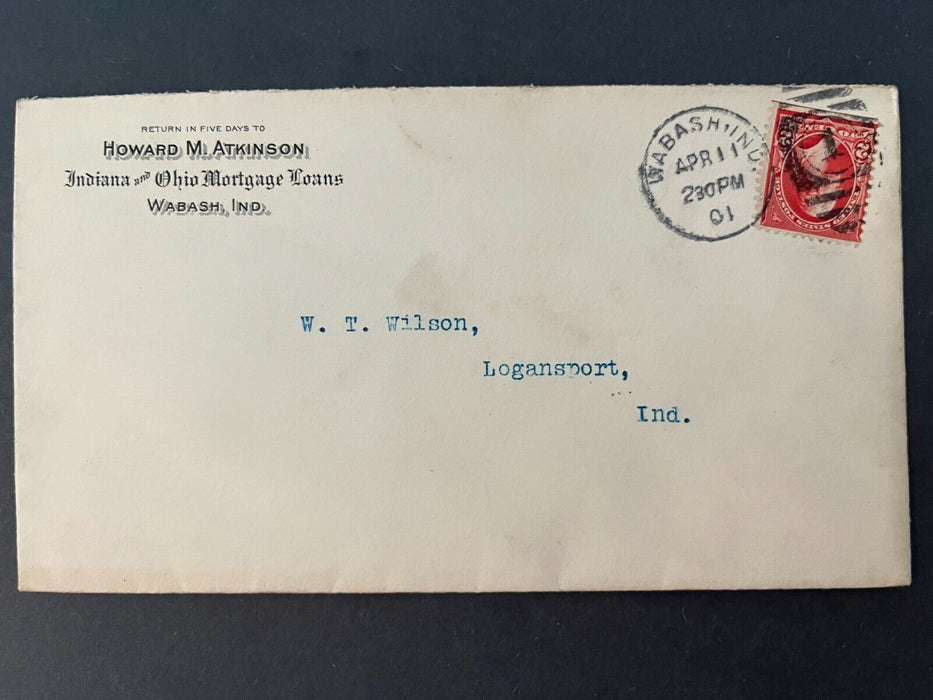 Howard M. Atkinson Indian Ohio Mortgage Loans Wabash Indiana Logansport Cover
