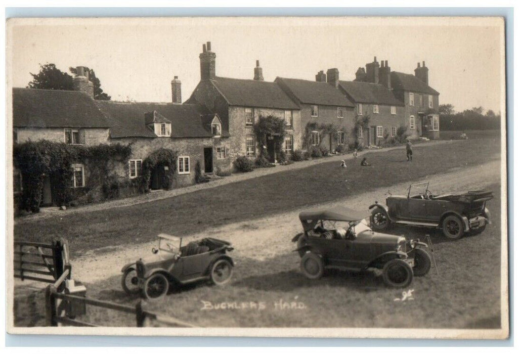 c1910's Homes Residence Hampshire Bucklers Hard England UK RPPC Photo Postcard