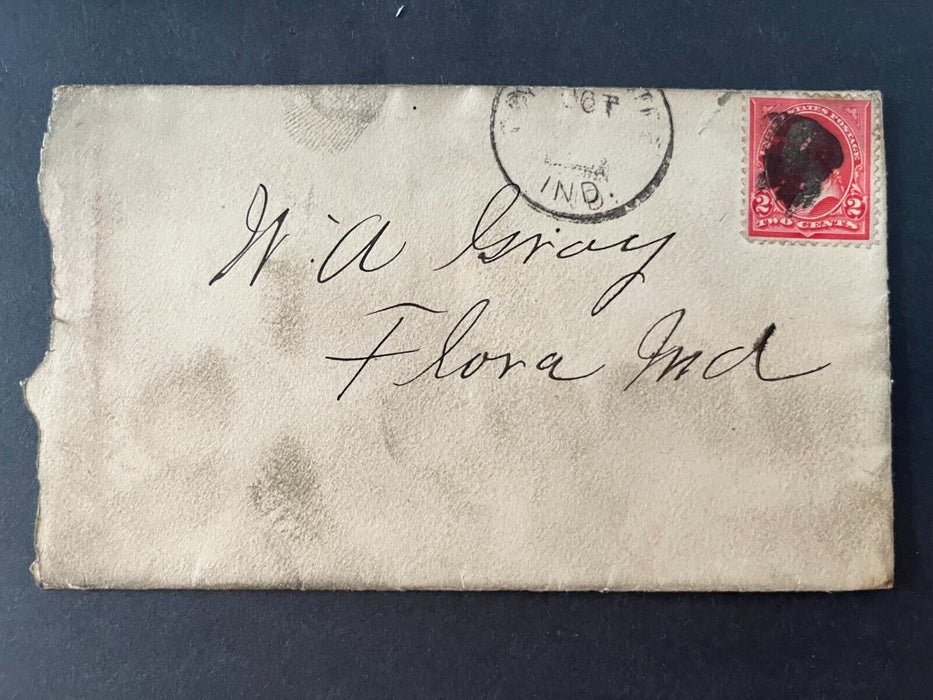 c1900's Mr. Gray Flora Indiana 2 Cent Cover