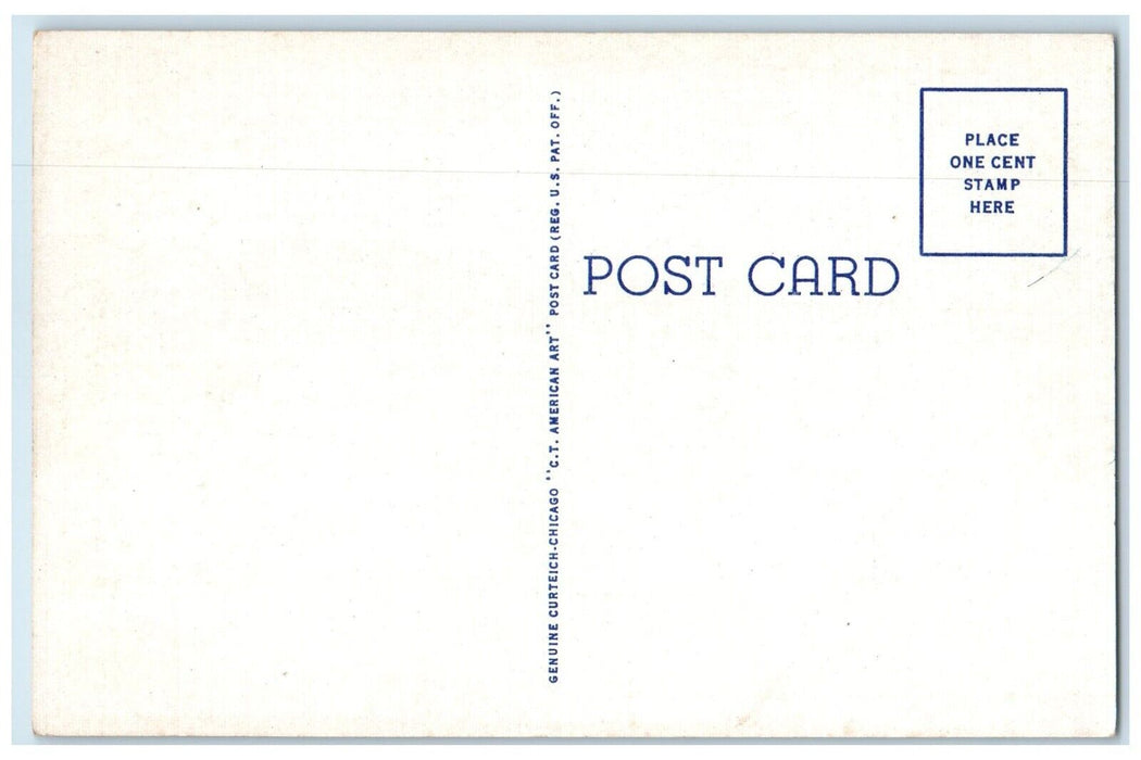 c1940 Business Administration Building University Oklahoma Norman OK Postcard