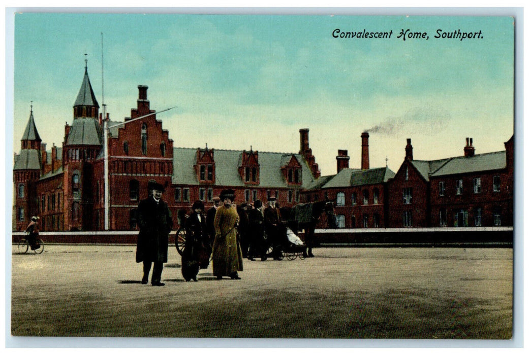 c1910 Convalescent Home Southport Merseyside England Unposted Postcard