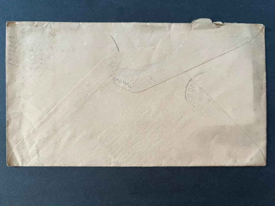 The James H. Watson Estate Crawfordville Indiana Logansport Flag Cancel Cover