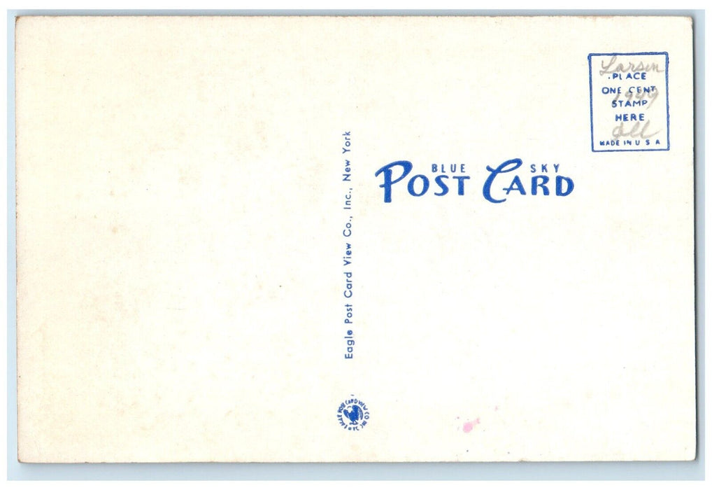 1949 Trinity Church Chapel Exterior Building Road Westport Connecticut Postcard