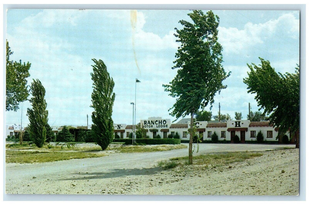 c1950's Rancho Motor Lodge Santa Rosa New Mexico NM Unposted Vintage Postcard