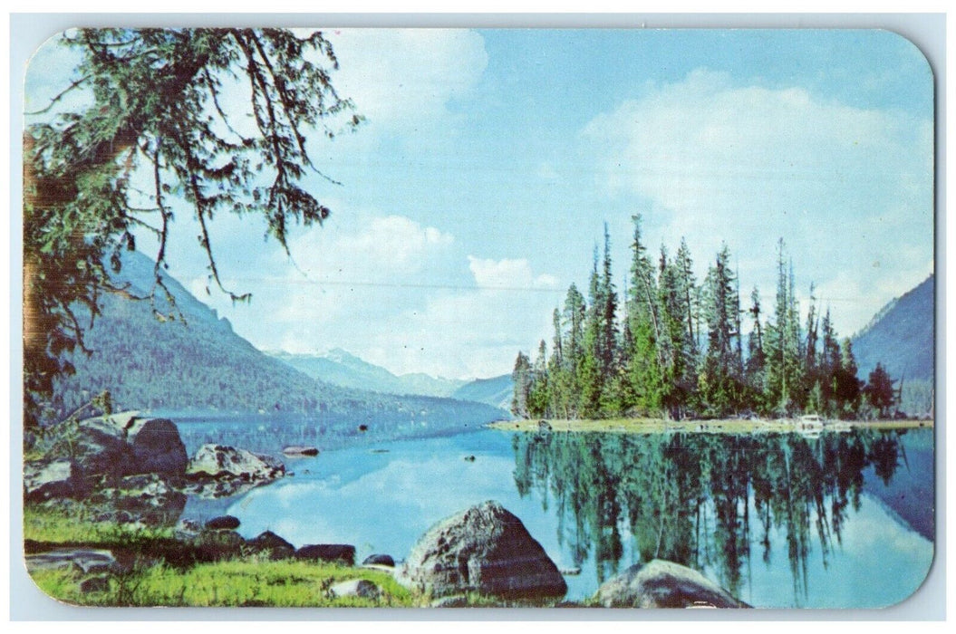 c1960 State Park Picnic Facilities Lake Wenatchee Washington WA Vintage Postcard