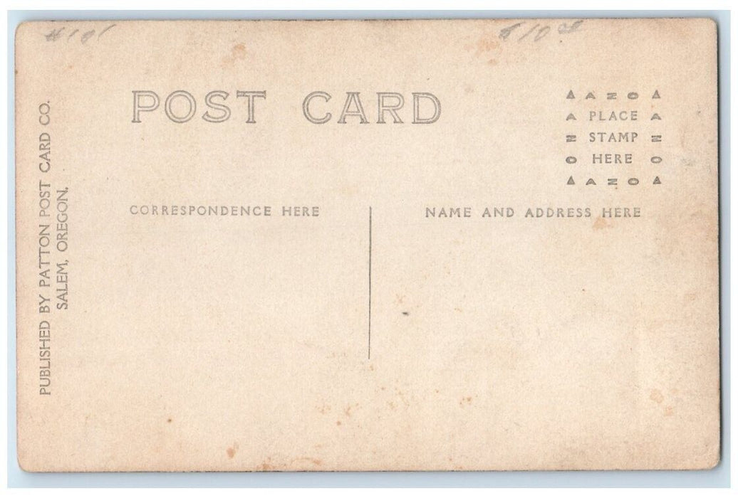 c1910's Seminary Building View Mt. Angel Oregon OR RPPC Photo Postcard