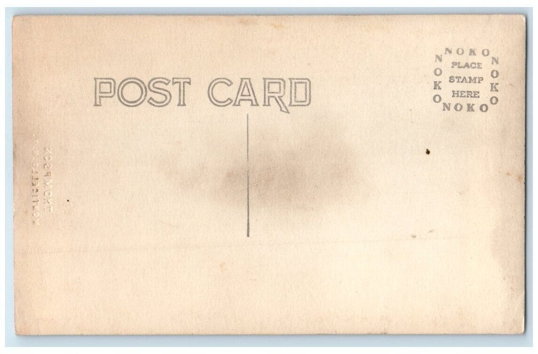 c1917 Basketball Monticello High School Sports Thompson NY RPPC Photo Postcard