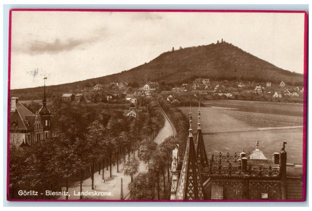 1926 State Crown Gorlitz-Biesnitz Germany Posted RPPC Photo Postcard