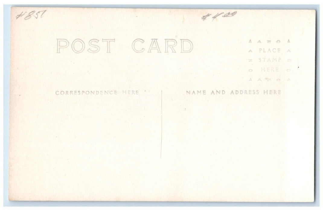 c1910s Man Riding Horse And Wagon Dirt Road RPPC Photo Unposted Antique Postcard