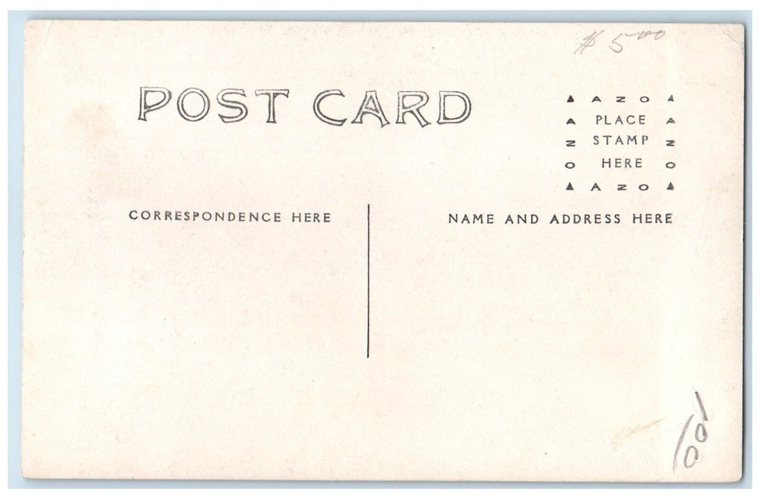 c1910's Boy Riding Horses And Buggy Dirt Road RPPC Photo Antique Postcard