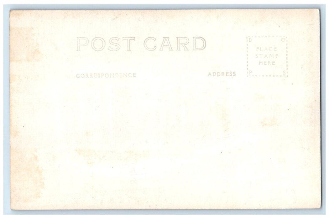 c1940's Public Library Car Street View Dixon Illinois IL RPPC Photo Postcard