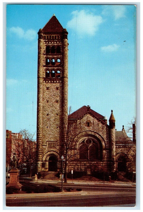 c1960 National Presbyterian Church Witherspoon Monument Washington WA Postcard