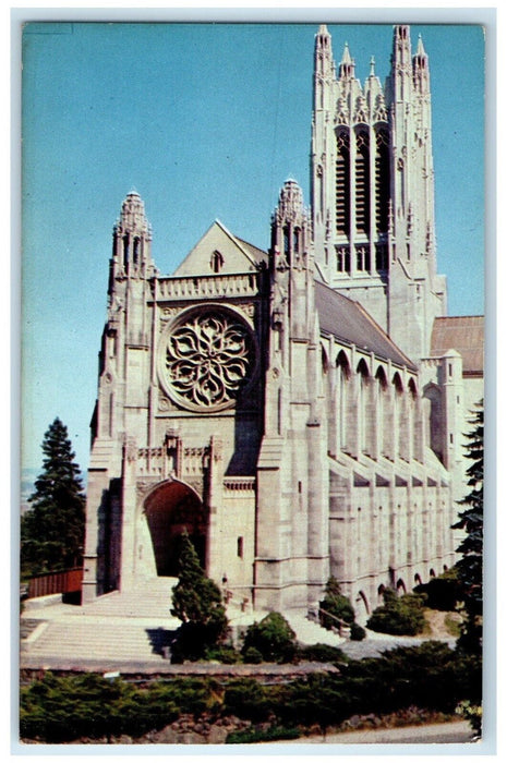 c1960 St. Johns Episcopal Church Exterior Building Spokane Washington Postcard