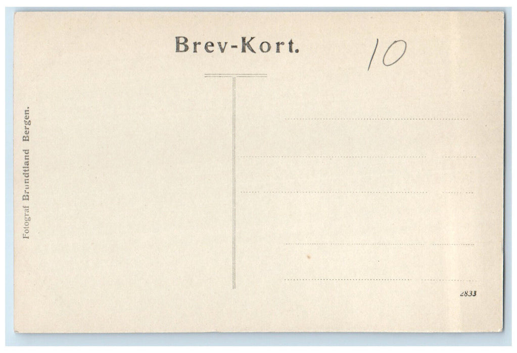 c1940's Fire Tower Skansen Bergen Sjoboder Norway RPPC Photo Postcard