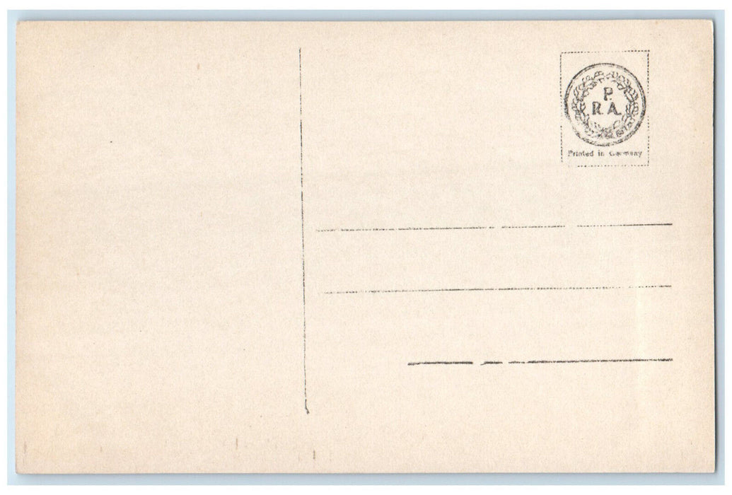 c1930's River Mountain View in Værøy Lofoten Norway RPPC Photo Postcard