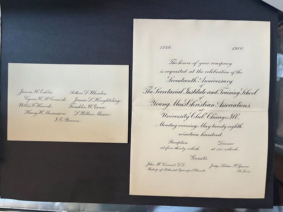 1900 Secretarial Institute Training School YMCA University School Chicago Cover