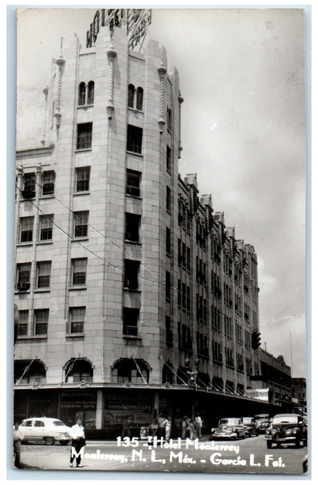 c1950's Hotel Monterrey Monterrey NL Mexico Garcia L Photo RPPC Photo Postcard