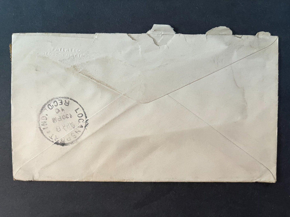 Poter & Co. General Merchandise Culver Indiana Logansport Duplex Cancel Cover