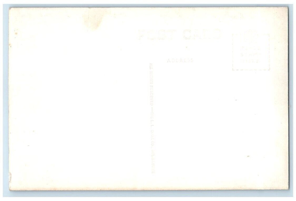 1942 Wesleyan College Centennial Multiview Mount Pleasant IA RPPC Photo Postcard
