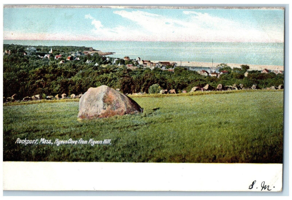 1907 Pigeon Cove From Pigeon Hill Rockport Massachusetts MA Antique Postcard