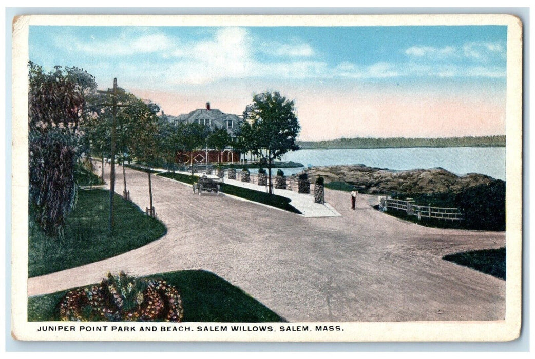 Juniper Point Park And Beach Salem Willows Salem Massachusetts MA Postcard