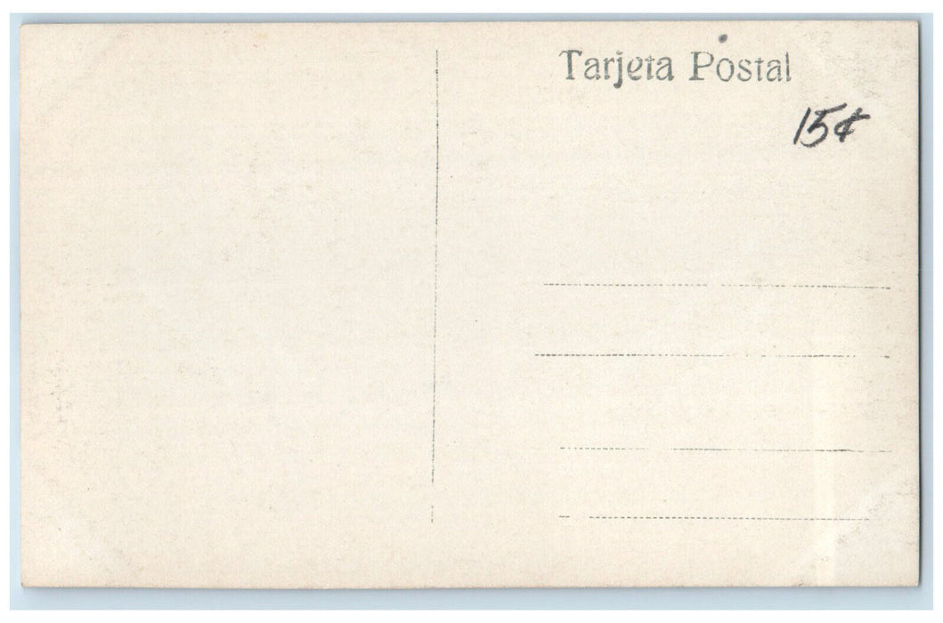 c1910 Hotel Pocitos Montevideo Uruguay Antique Unposted RPPC Photo Postcard