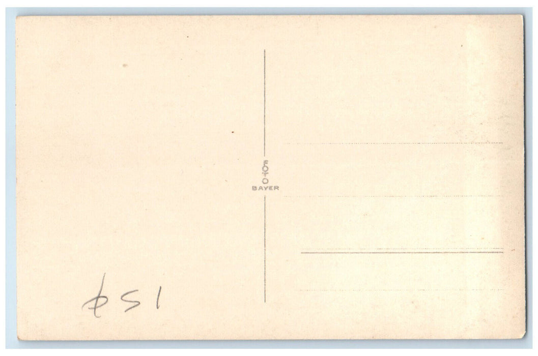 c1940's ESPR Entre Sao Paulo E Santos Um Tunnel Brazil RPPC Photo Postcard
