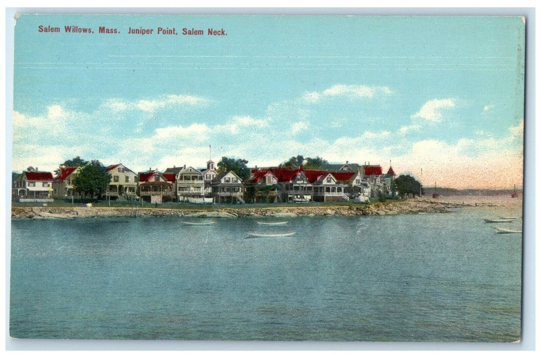 c1910's Juniper Point Salem Neck Salem Willows Massachusetts MA Antique Postcard