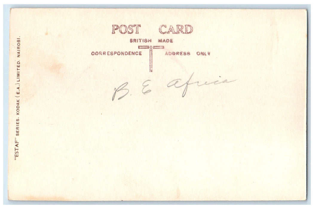 c1930's Kampala from Namirembe Canada Vintage Estaf Series RPPC Photo Postcard