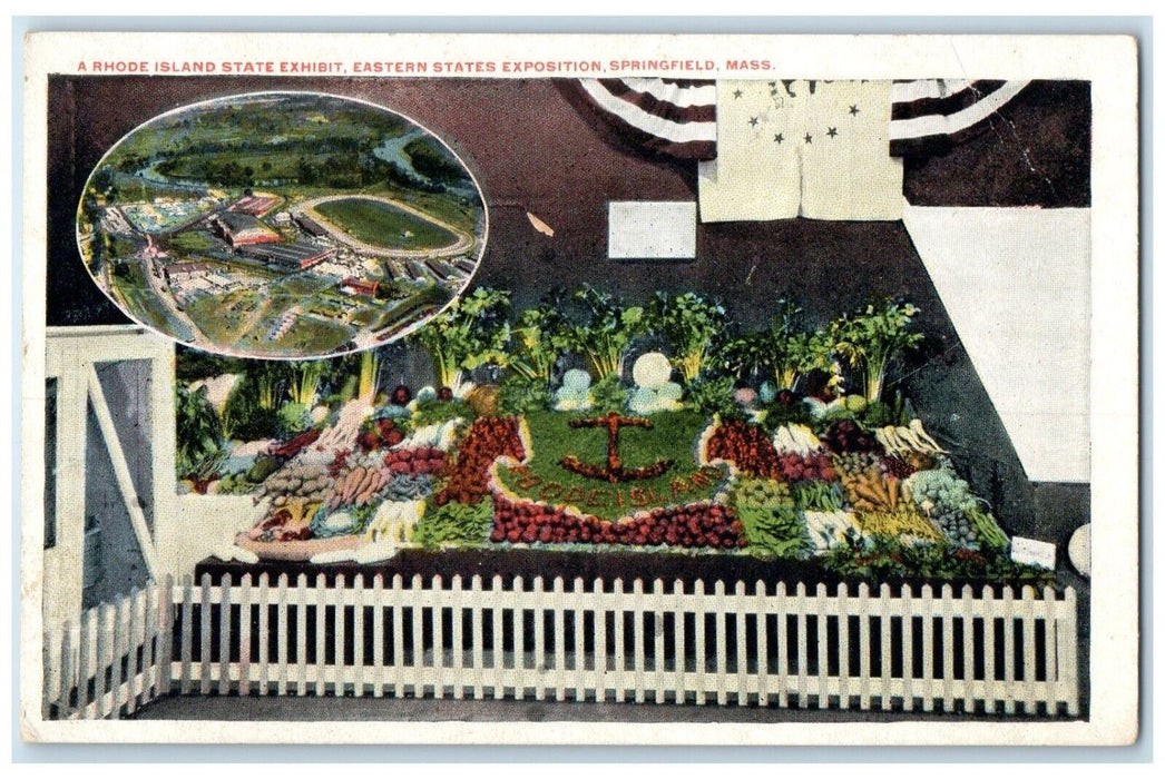 c1910 Rhode Island State Exhibit Eastern States Exposition Springfield Postcard