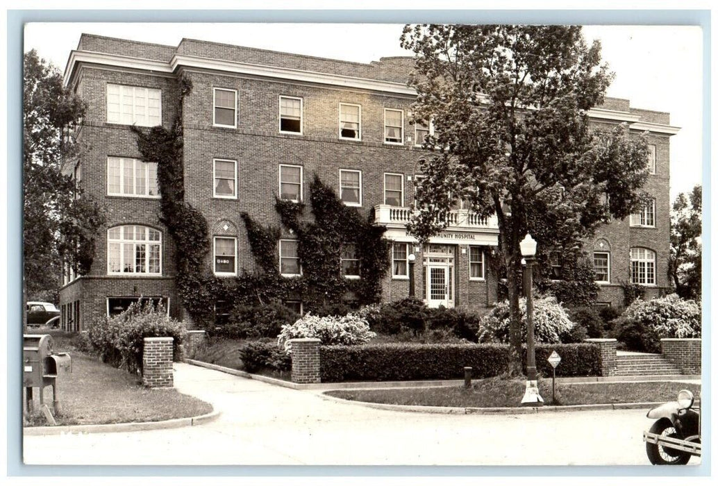 c1940's Community Hospital View Madison South Dakota SD RPPC Photo Postcard