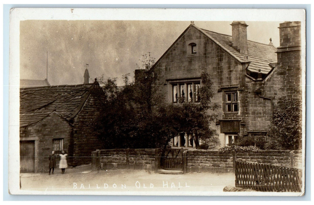 c1910's Baildon Old Hall West Yorkshire England RPPC Photo Unposted Postcard