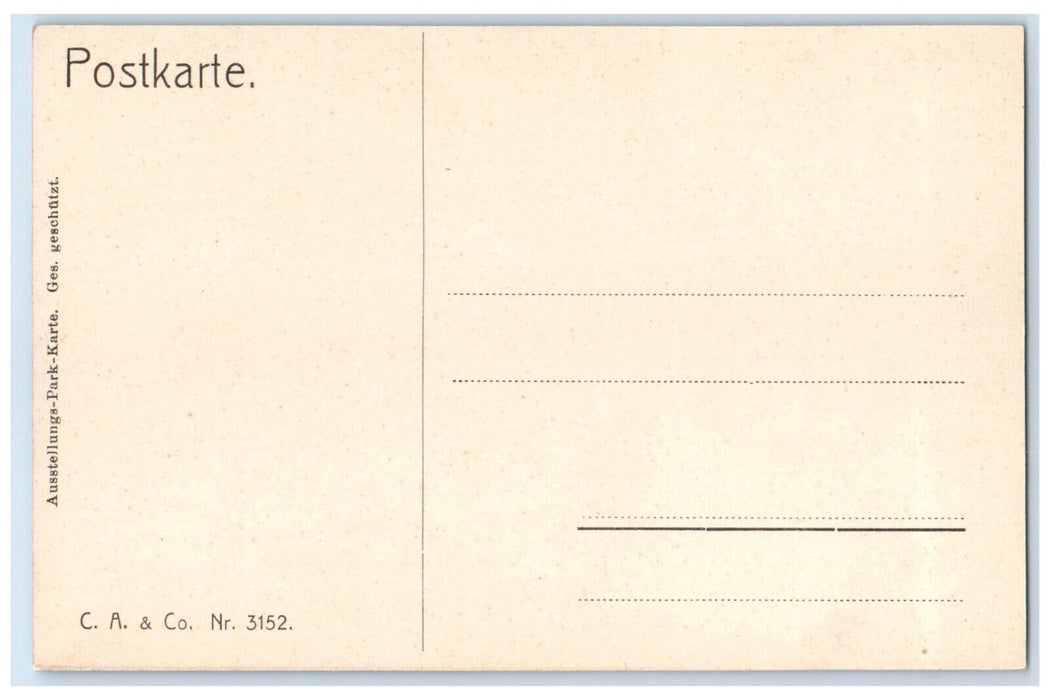 c1930's Ausslellungs Park Munich Germany Unposted Vintage RPPC Photo Postcard