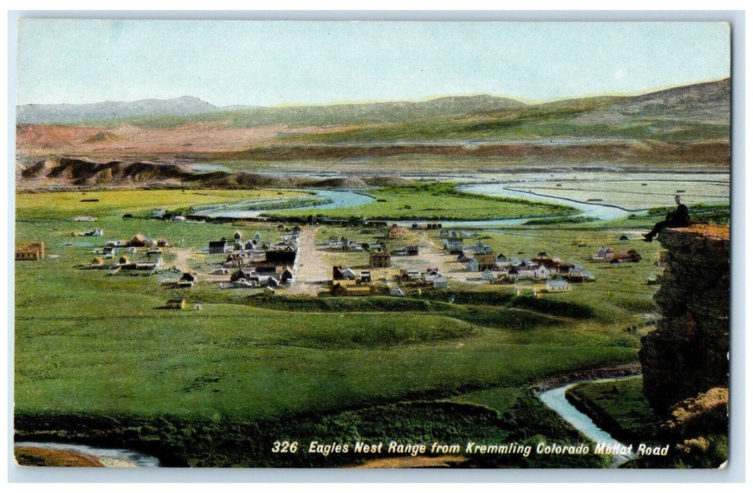 c1910 General View Eagles Nest Range Kremmling Colorado Moffat Road CO Postcard